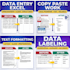 precise data entry, copy paste, and text formatting tasks