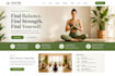 design a modern yoga studio website with 1 year hosting and maintenance