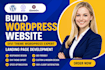 build wordpress website divi theme wordpress expert landing page  development