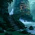 create stunning fantasy background and scenery illustration