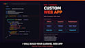 build a laravel PHP custom web application