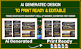 design eye catching trade show booth, backdrops, graphics roll up banner design
