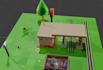 create 3d low poly design for game