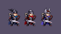 2d game sprite sheet walk cycle retro fighting game sprite pixel art animation
