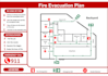 design a professional evacuation plan fire safety and emergency exit