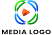 create a creative TV, podcast, and media logo