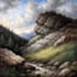 create landscape oil painting art