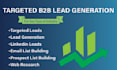 do b2b lead generation, targeted leads and web research