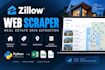 scrape zillow for real estate listings and property data