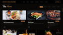 design website with editable themes and live menu