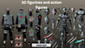create professional 3d anime character models for figurines and action figures