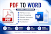do data entry and pdf conversion