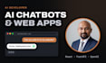 build an ai powered web app with react and fastapi