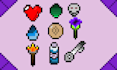 do simple pixel art icons or larger objects