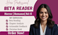 beta reader sci fi beta reader be horror beta reader, christian book beta reader
