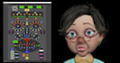 rig3d human face expression,ue5 control rig, arkit blendshapes,weight painting