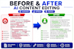 manually edit and humanize chatgpt ai content