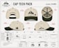 create custom cap, hat, snapback, trucker, and dad hat tech packs