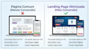 build a modern responsive landing page in HTML CSS javascript
