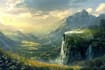 design stunning fantasy landscape