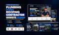 design plumbing, hvac, roofing, contractor, construction website