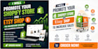 promote your shopify store and etsy shop