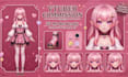 create 3d vtuber model, vrchat avatar, vroid, anime 3d model with face tracking