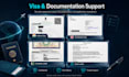 provide visa processing support and documentation assistance