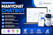 create manychat ai chatbot for lead generation sales customer support