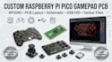 design custom raspberry pi pico gamepad and controller pcb