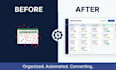 setup CRM automation in hubspot pipedrive keap, activecampaign gohighlevel