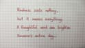 write beautiful handwritten letters, aesthetic notes