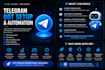 build a custom telegram bot with python automation