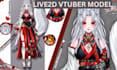 design custom live2d vtuber model 2d vtuber model live2d model vtuber commission