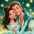 draw cartoon disney couple portrait