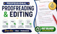 proofread and edit your english documents