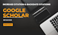 increase google scholar citation and h index