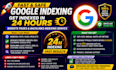 index your backlinks and website in google within a day