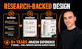 design amazon listing images and infographics