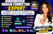 connect godaddy domain to lovable replit netlify or email