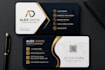 create modern ,and unique business cards for startups and businesses