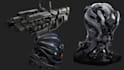 create game ready 3d hard surface models weapons vehicles sci fi game assets