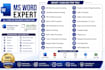 do professional microsoft word formatting, editing and document design