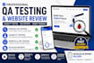 qa test usability manual functionality website testing for 12 testers review
