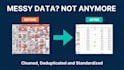 write, fix and optimize sql queries and clean your dataset