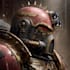 illustrate detailed warhammer 40k characters