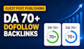 publish da 70 guest posts with dofollow backlinks