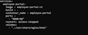 dockerize web application using docker and docker compose