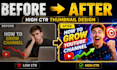 design attractive youtube thumbnails