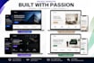 design and develop a responsive HTML CSS javascript website